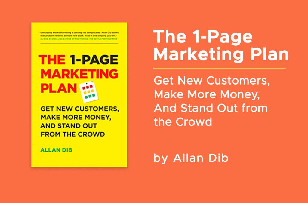 One Page Marketing Plan by Allan Dib