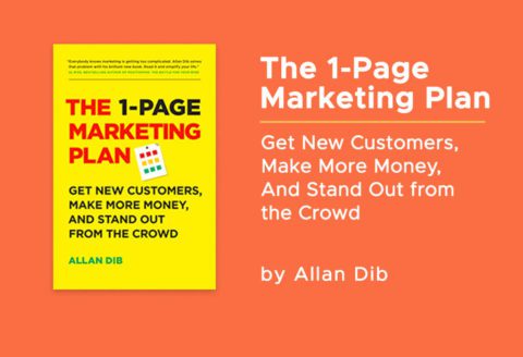 One Page Marketing Plan by Allan Dib - RED Digital Marketing Group